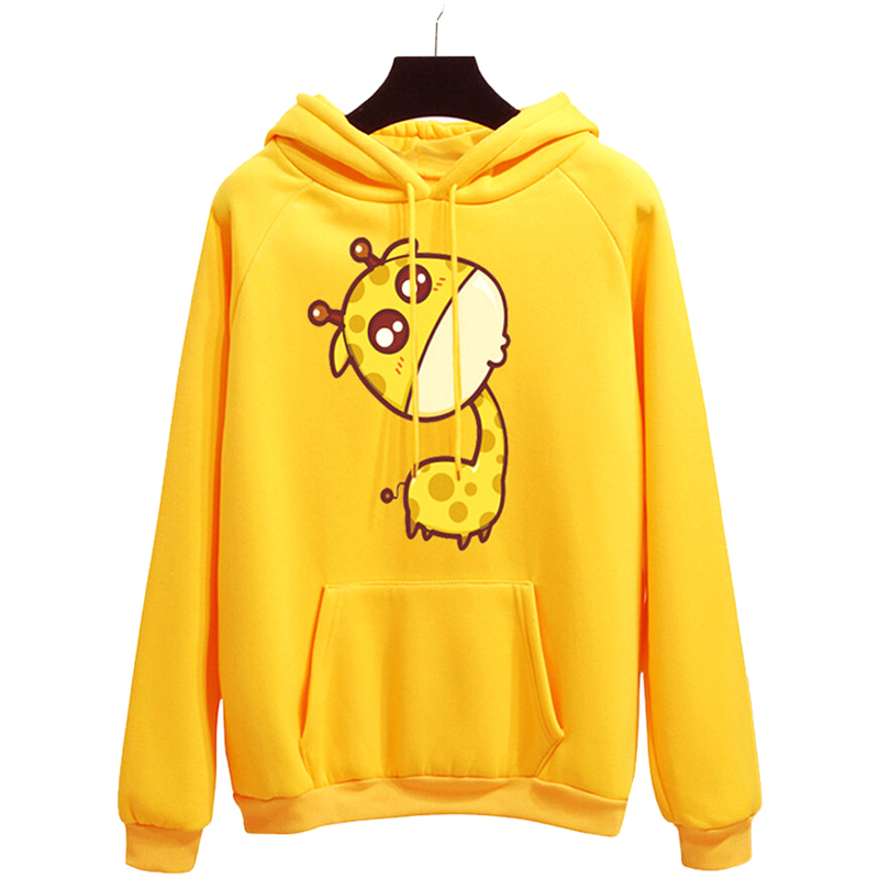 Cartoon Giraffe Hoodies